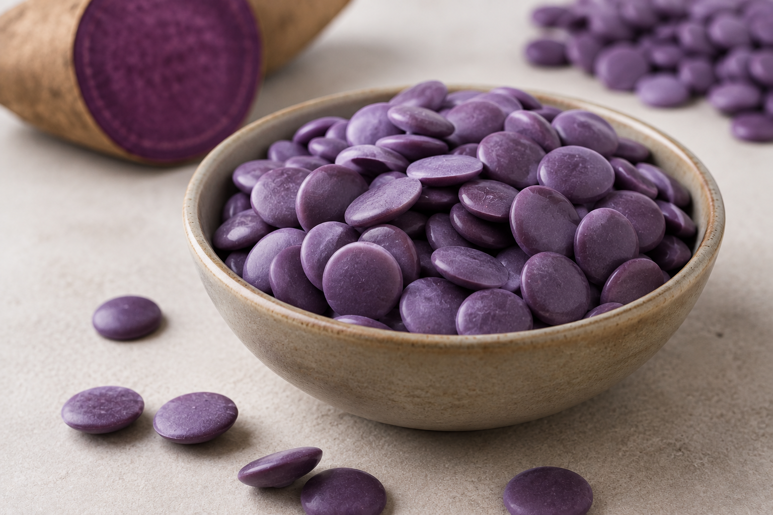 Bio Ube Kuvertüre Drops